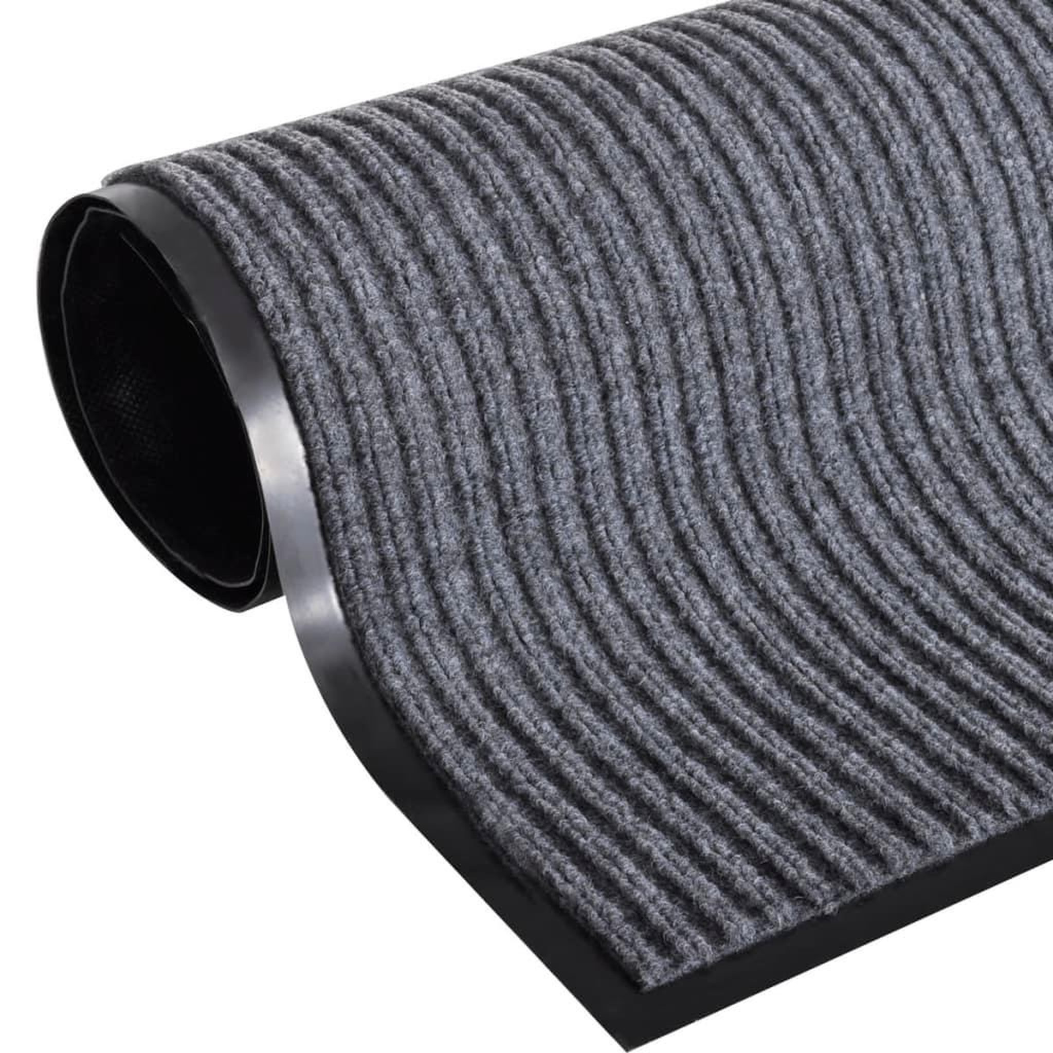 Voir la diapositive 2 : VIDAXL Paillasson PVC Gris 90 x 60 cm