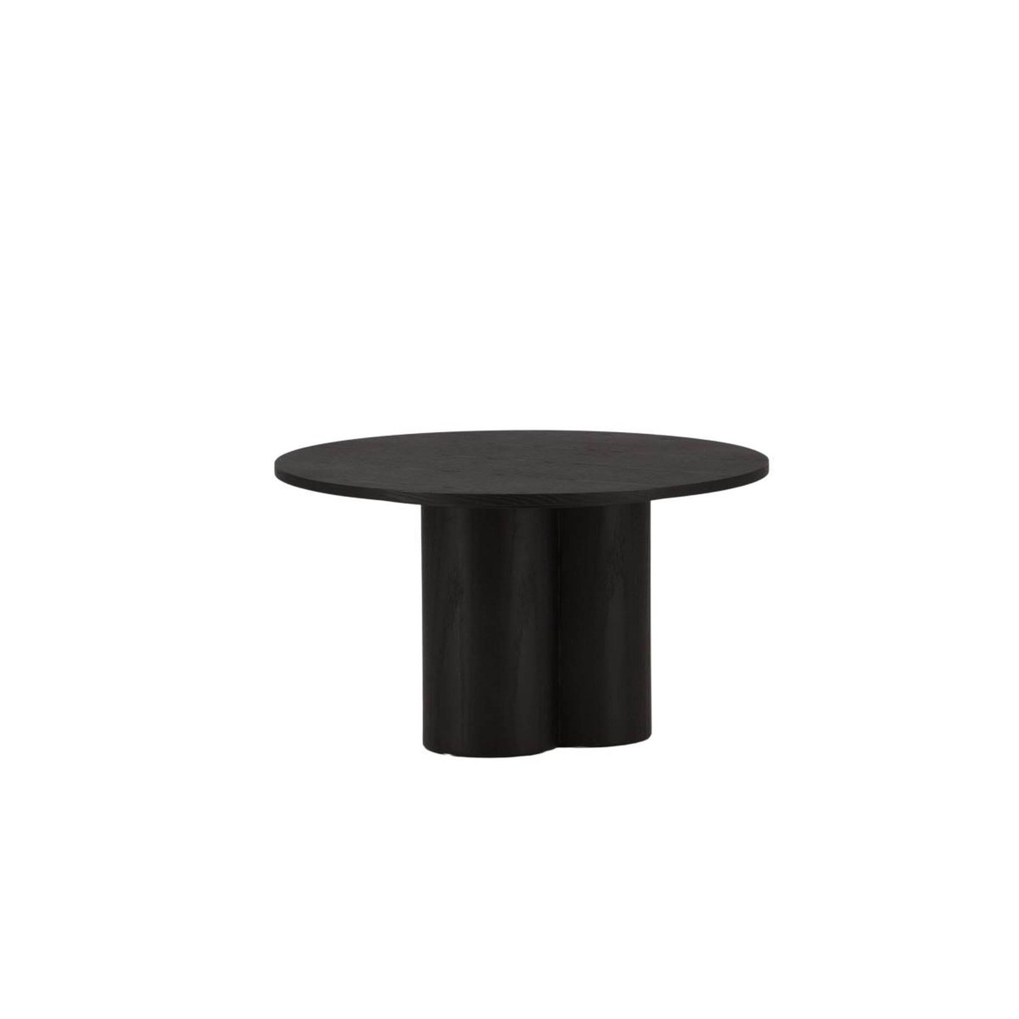Voir la diapositive 2 : Paris Prix Table basse ronde  olivia  80cm noir