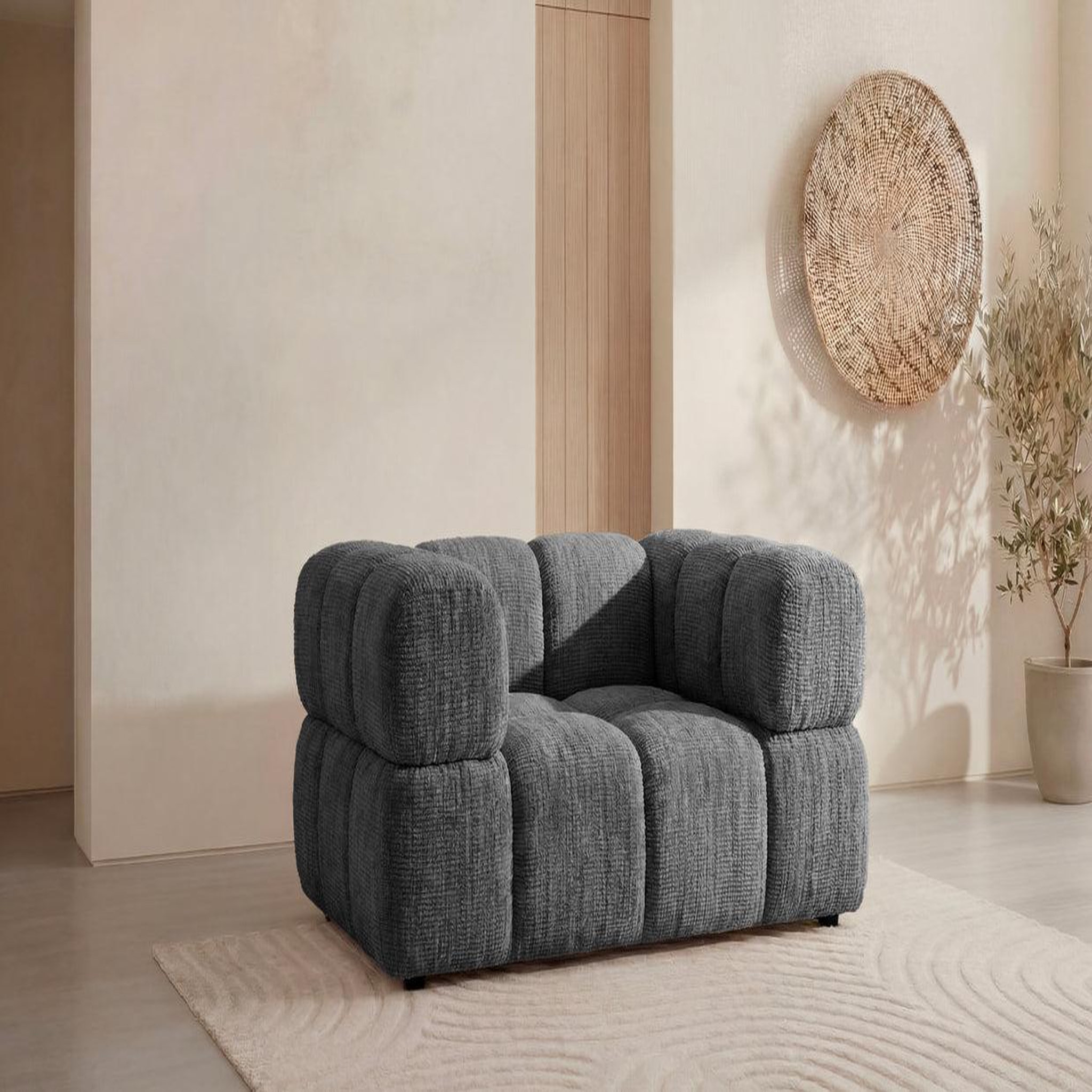 Voir la diapositive 2 : CASANOVA PARIS GUSTAVE - Fauteuil tissu chenille