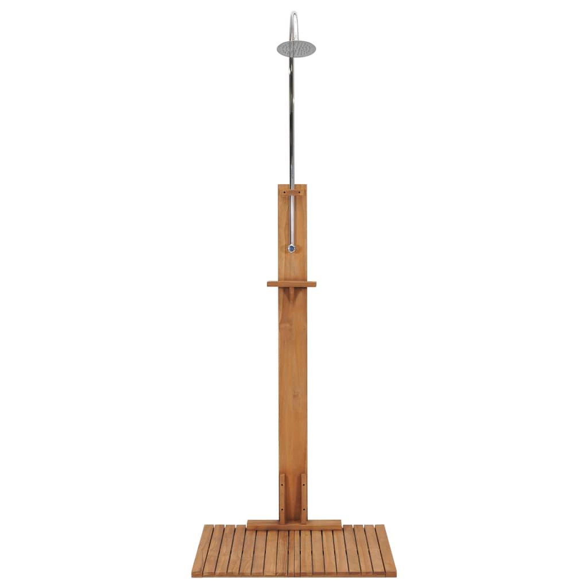 Voir la diapositive 5 : VIDAXL Douche de jardin 75x75x210 cm bois de teck solide
