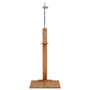 Voir la diapositive 5 : VIDAXL Douche de jardin 75x75x210 cm bois de teck solide