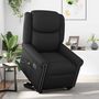 Voir la diapositive 2 : VIDAXL Fauteuil inclinable massage electrique noir brillant similicuir