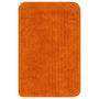 Voir la diapositive 2 : VIDAXL Jeu de tapis de salle de bain 3 pcs Tissu Orange