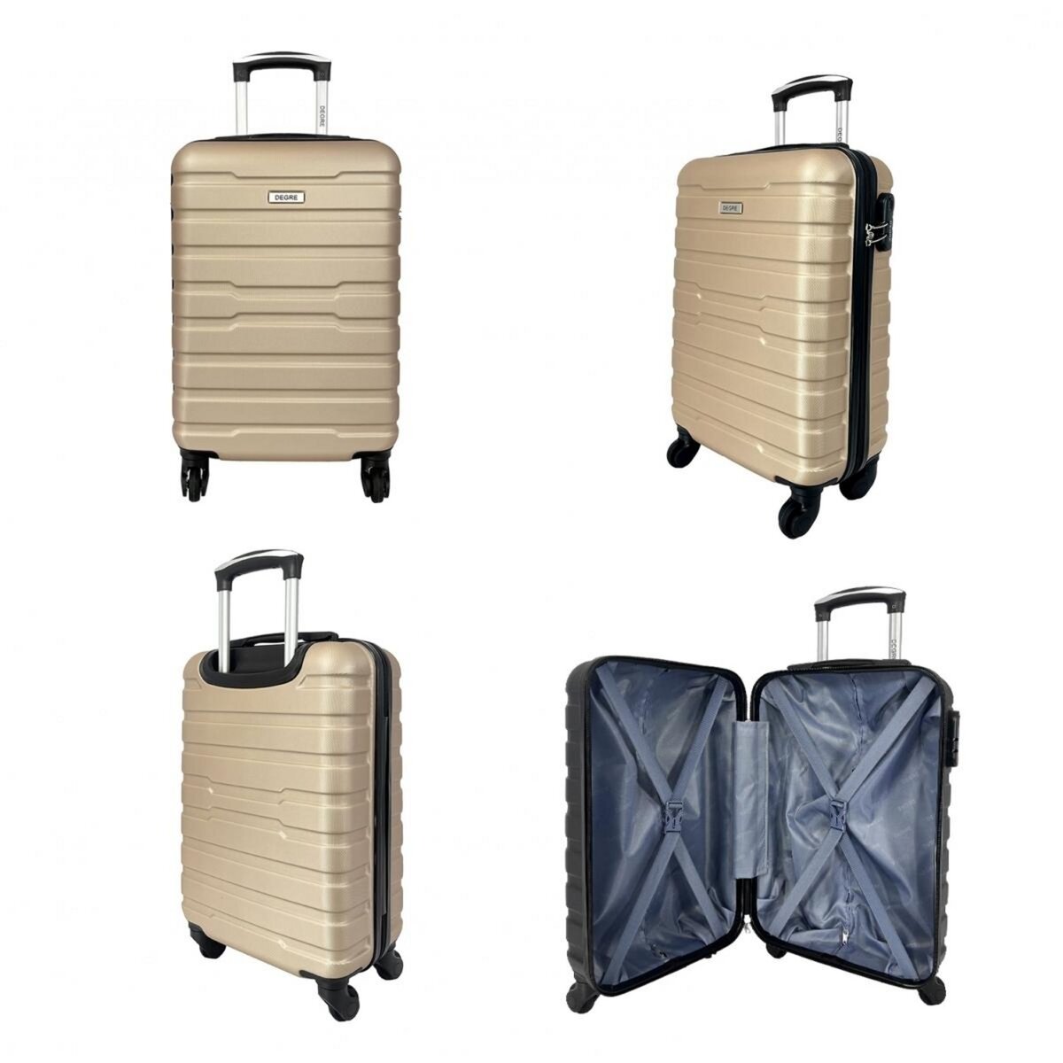 Degré Valise cabine passe-partout rigide 55cm