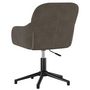 Voir la diapositive 5 : VIDAXL Chaise pivotante de bureau Gris fonce Velours
