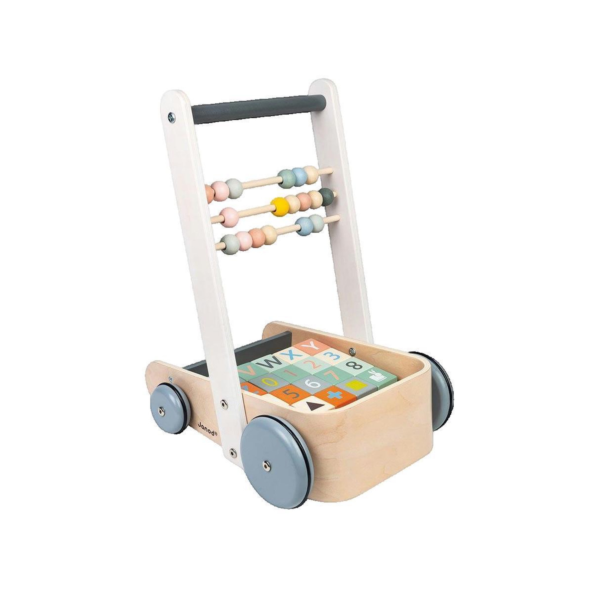 Voir la diapositive 3 : JANOD Chariot éveil Janod ABC Buggy Sweet Cocoon