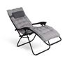 Voir la diapositive 4 : Inkazen Fauteuils de jardin Relax avec coussin gris anthracite  - Lot de 2