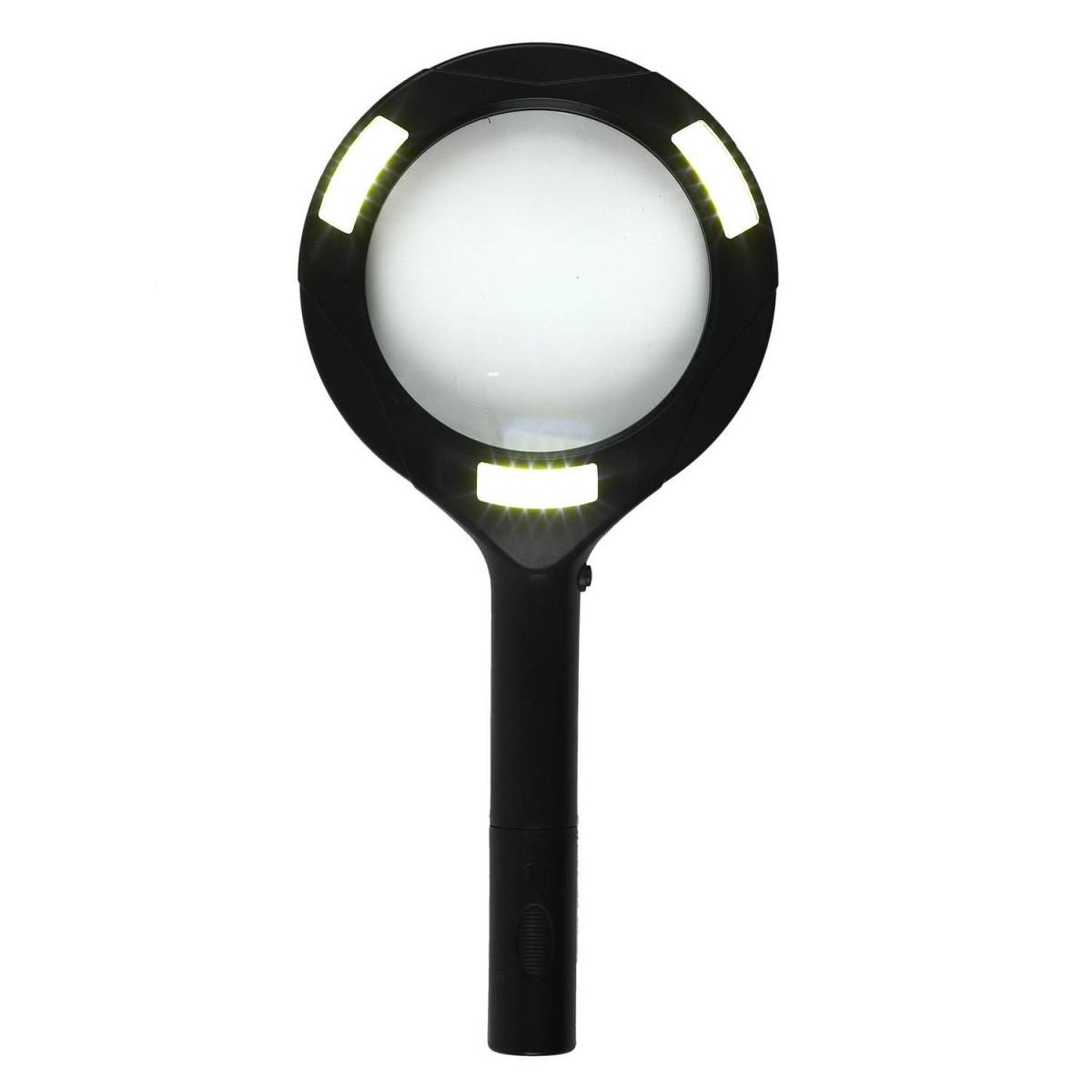 Voir la diapositive 3 : Je cherche une idee Loupe led  grossissement  24cm noir