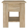 Voir la diapositive 5 : VIDAXL Table basse chene sonoma 40x40x42 cm bois d'ingenierie