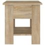 Voir la diapositive 5 : VIDAXL Table basse chene sonoma 40x40x42 cm bois d'ingenierie