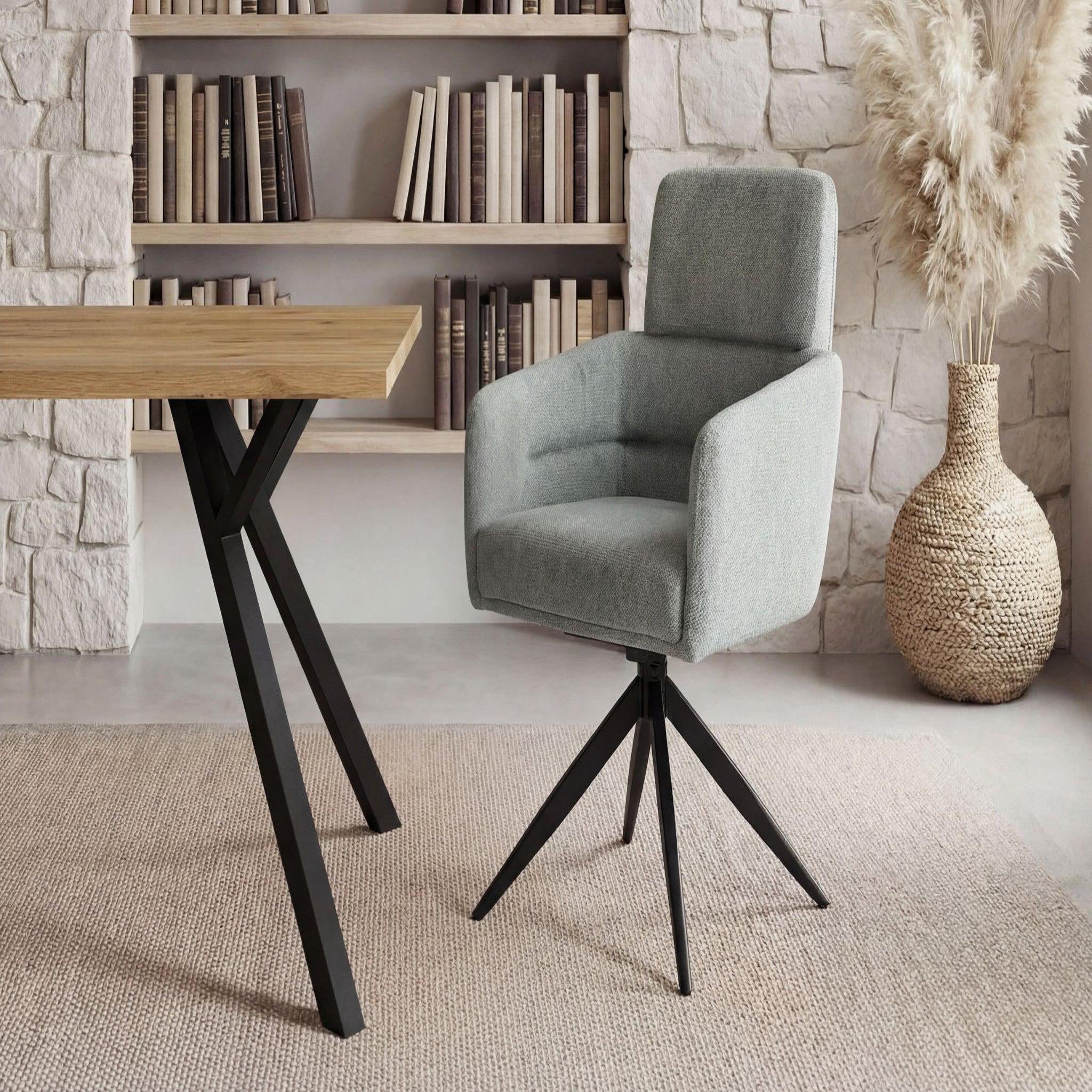Voir la diapositive 2 : CASANOVA PARIS Arlo - lot de 2 chaises pieds en métal noir