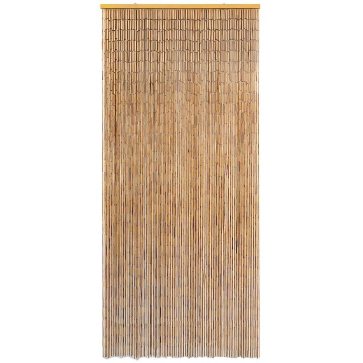 VIDAXL Rideau de porte contre insectes Bambou 90 x 220 cm