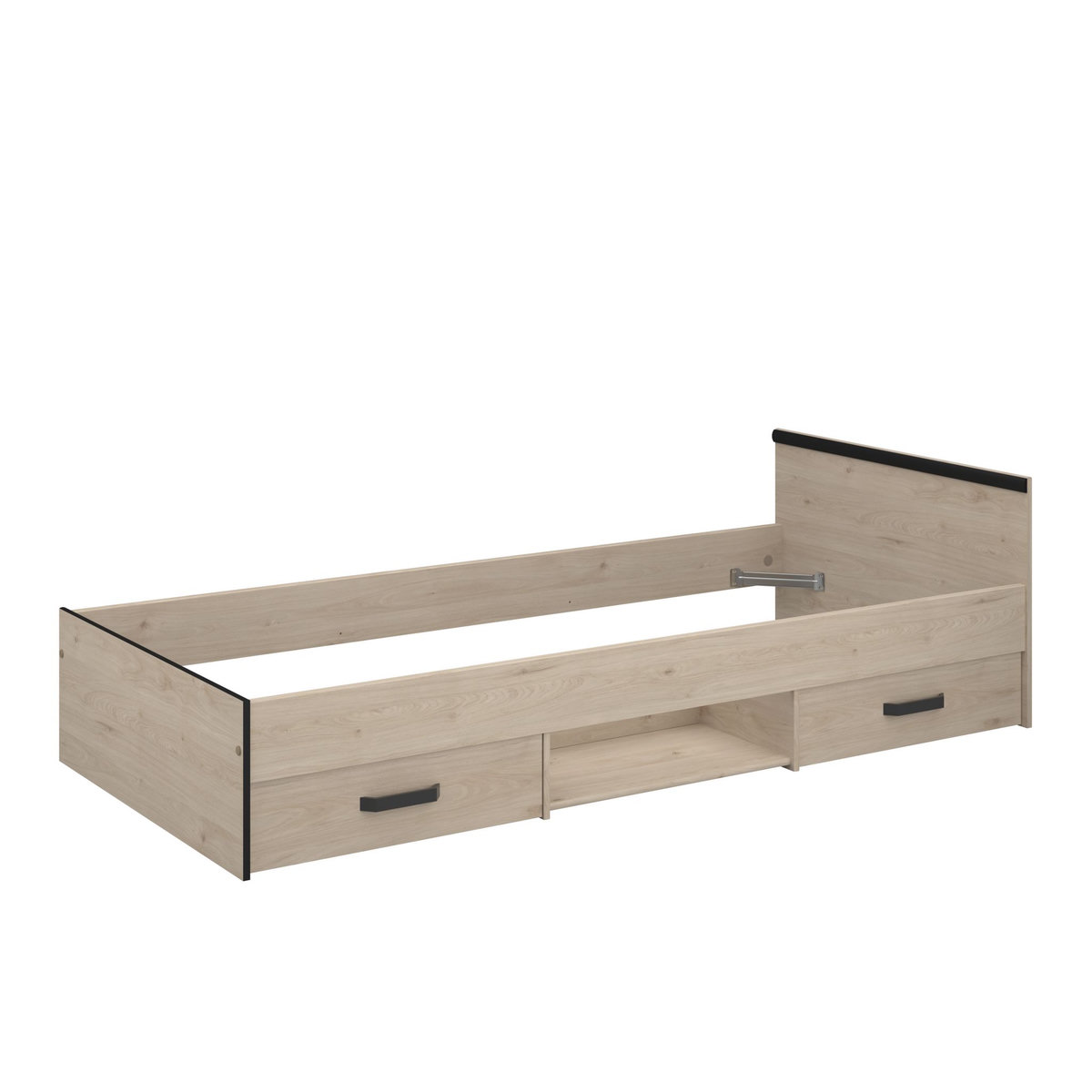 Lit junior 90x200cm avec 2 tiroirs DOWNTON