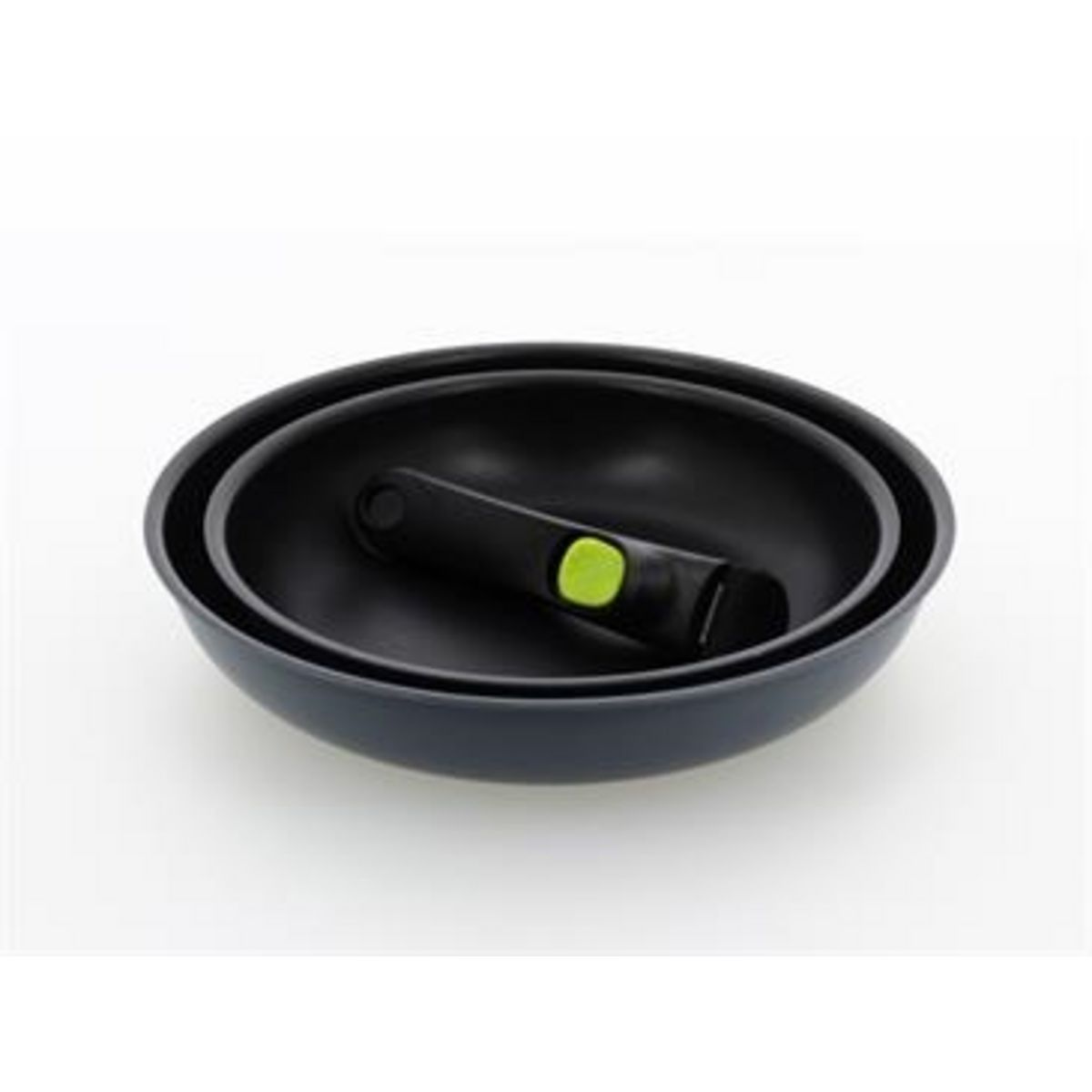 OGO LIVING Lot de 2 poeles 24/28 cm anthracite