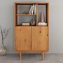 Voir la diapositive 2 : IDIMEX Buffet haut SIMONA H 133 cm en bois massif
