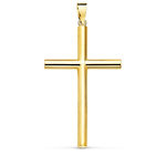 L'ATELIER D'AZUR Pendentif  - Médaille Croix Or 18 Carats 750 Jaune - Chaine Offerte