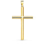 Voir la diapositive 1 : L'ATELIER D'AZUR Pendentif  - Médaille Croix Or 18 Carats 750 Jaune - Chaine Offerte