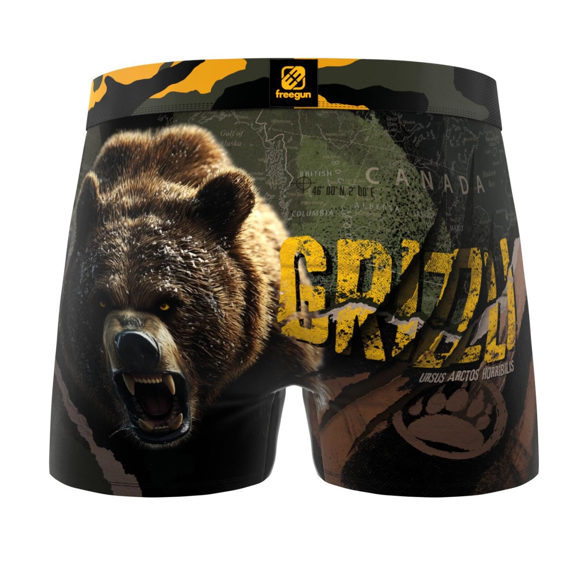 Voir la diapositive 4 : FREEGUN Lot de 4 boxers enfant wild animals