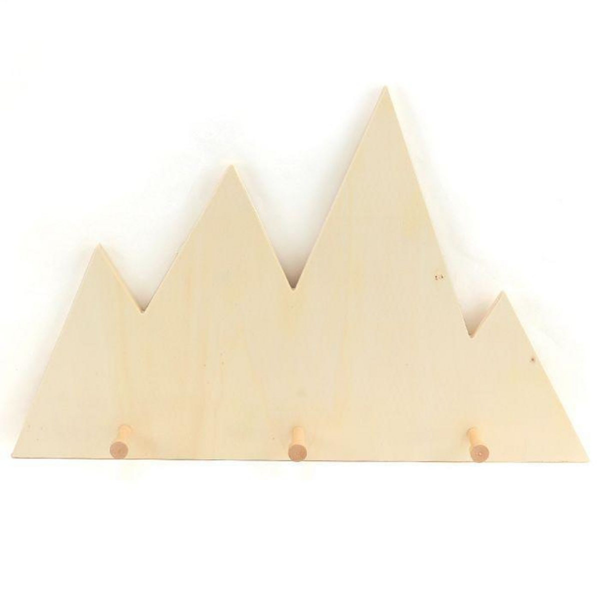 Graine créative Patères en bois Montagne 45 x 28,5 cm