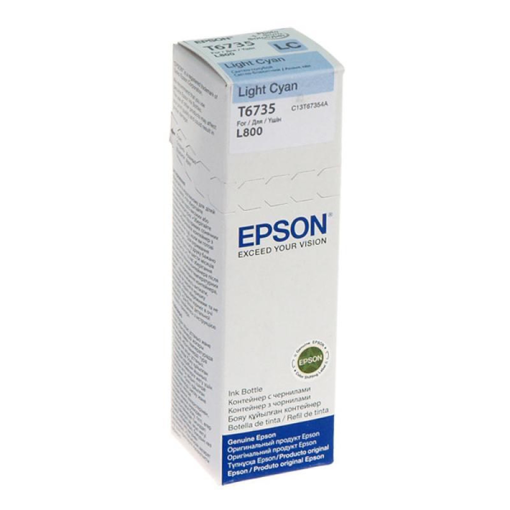 Voir la diapositive 2 : Epson Epson Ink Light Cyan (C13T67354A)
