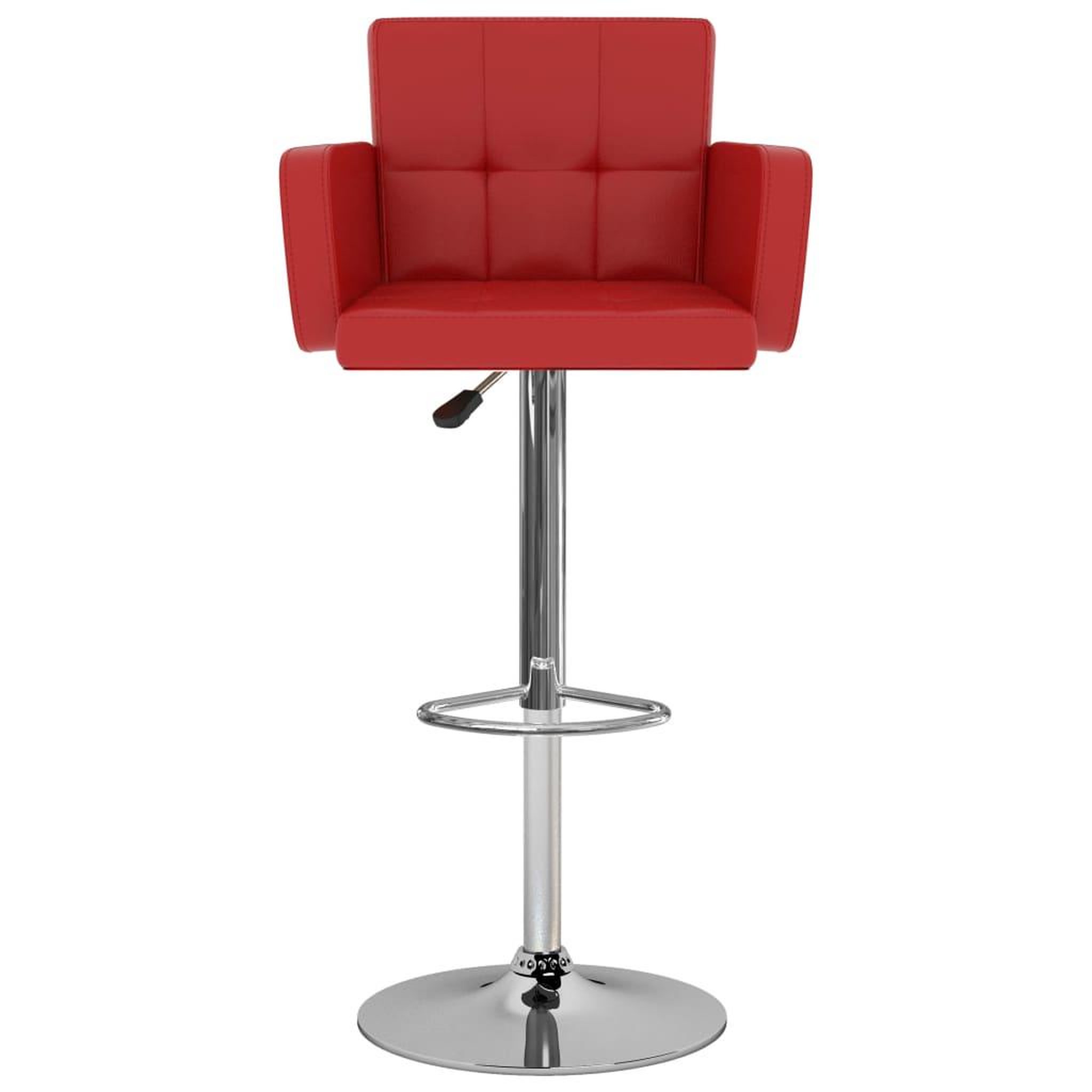 Voir la diapositive 3 : VIDAXL Tabourets de bar lot de 2 rouge similicuir
