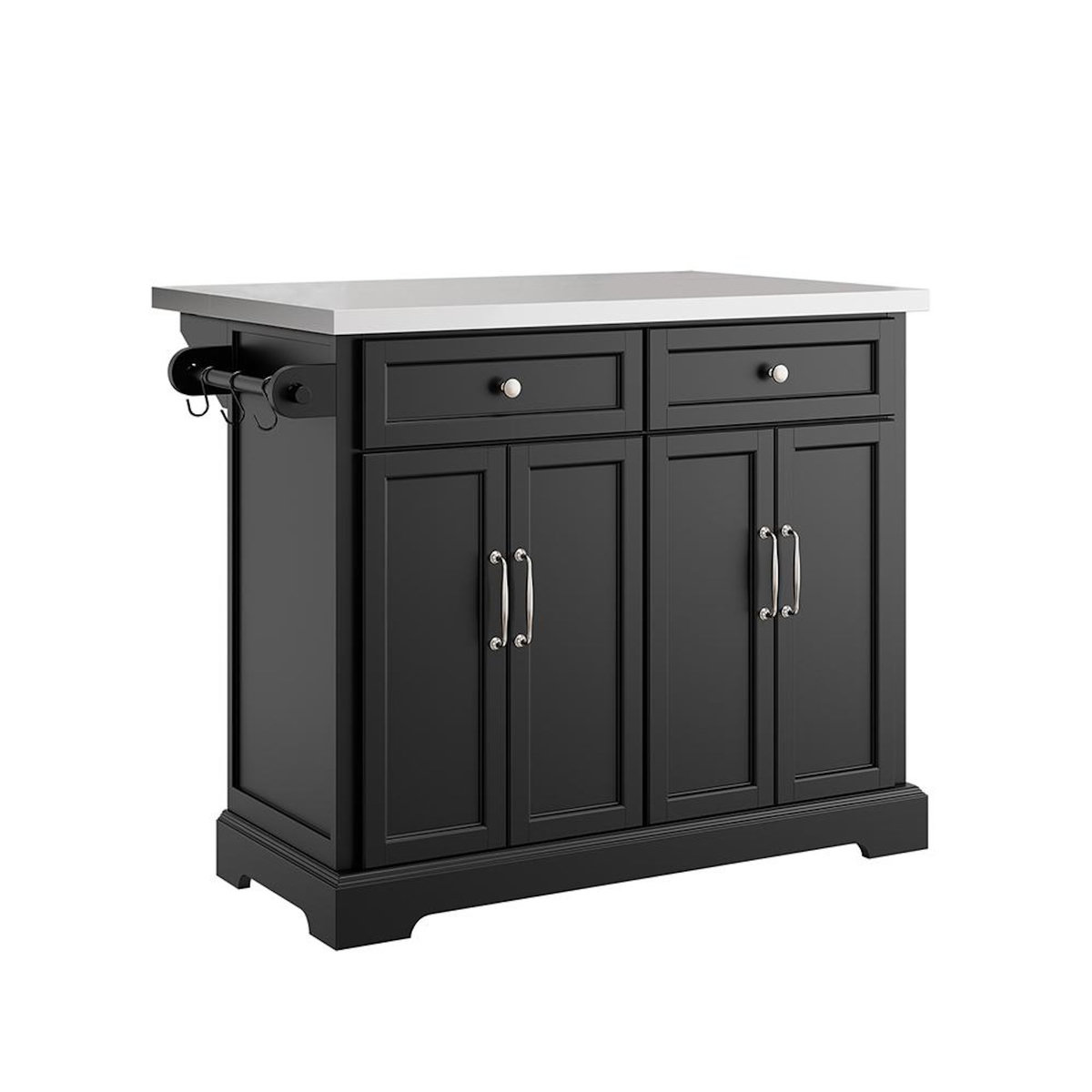 SOBUY SoBuy - Îlot De Cuisine à deux tiroirs - Classique - FKW71-II