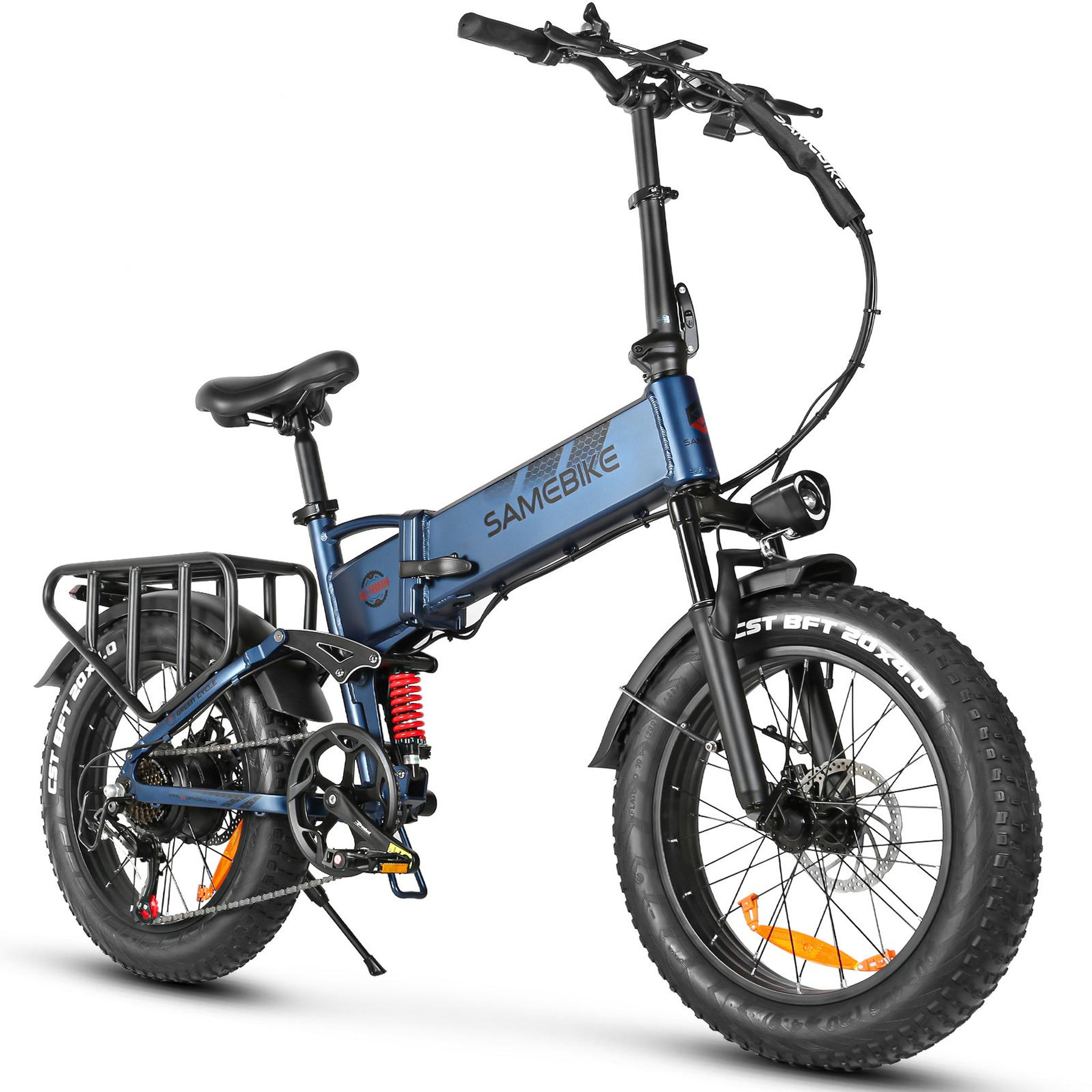 Voir la diapositive 4 : SAMEBIKE Vélo électrique pliable SameBike RS-A02 Pro