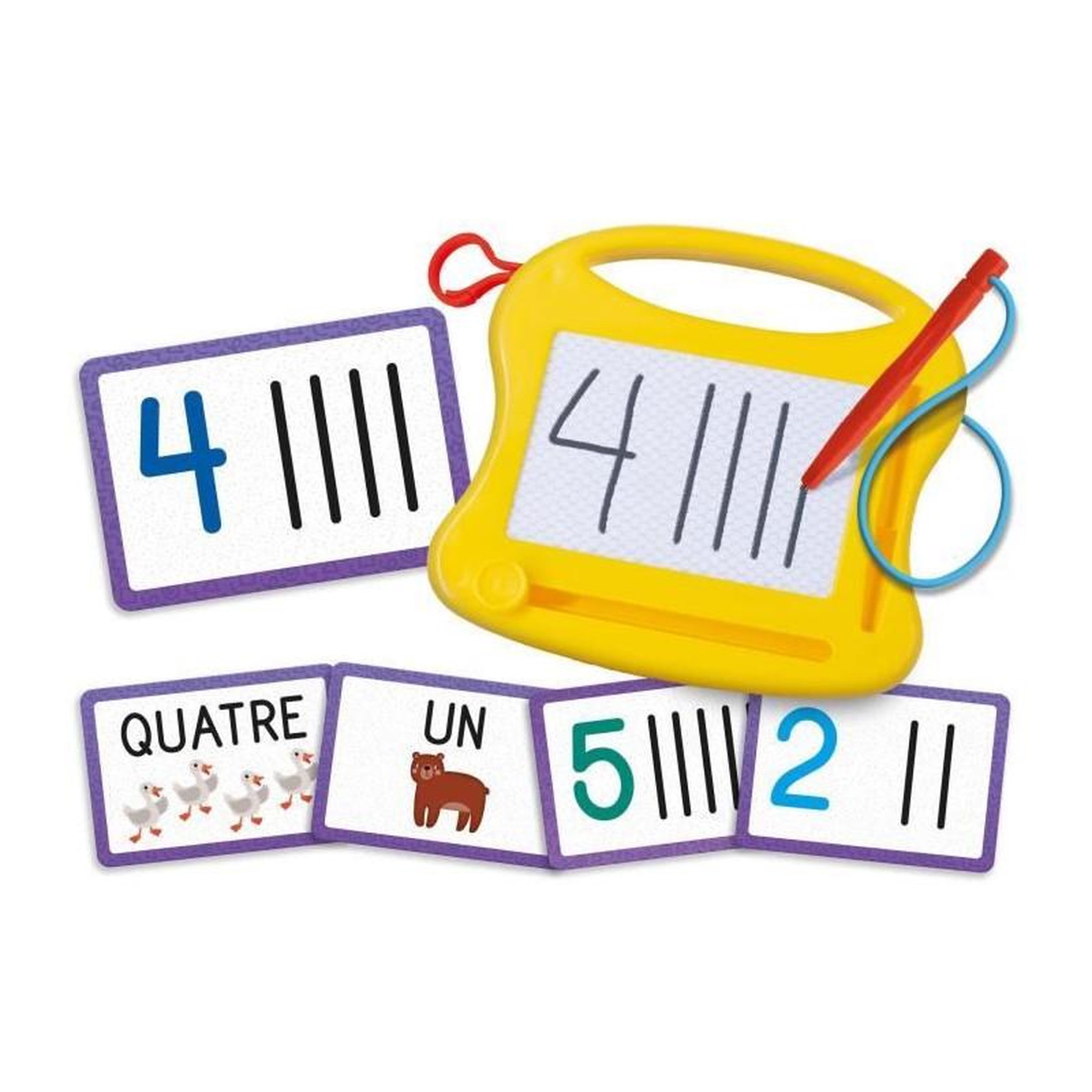 Voir la diapositive 2 : LISCIANI GIOCHI Calculs - Mini ardoise magique - CAROTINA - Apprentissage des chiffres