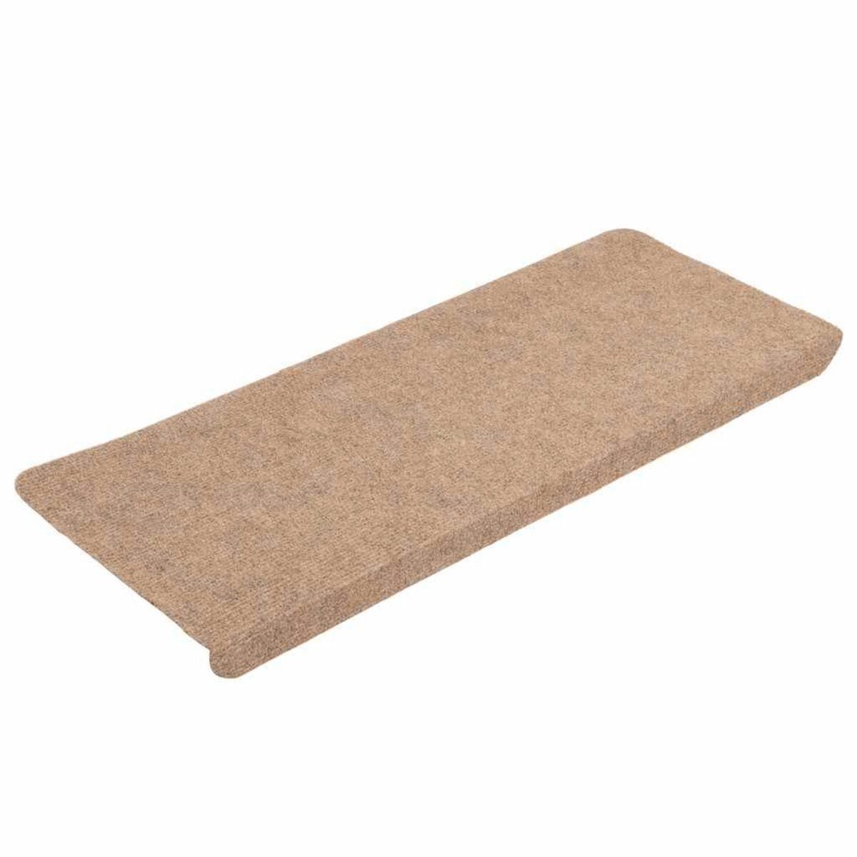 VIDAXL Tapis d'escalier auto-adhesifs 30 pcs beige 65x24,5x3,5 cm