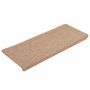 Voir la diapositive 2 : VIDAXL Tapis d'escalier auto-adhesifs 30 pcs beige 65x24,5x3,5 cm