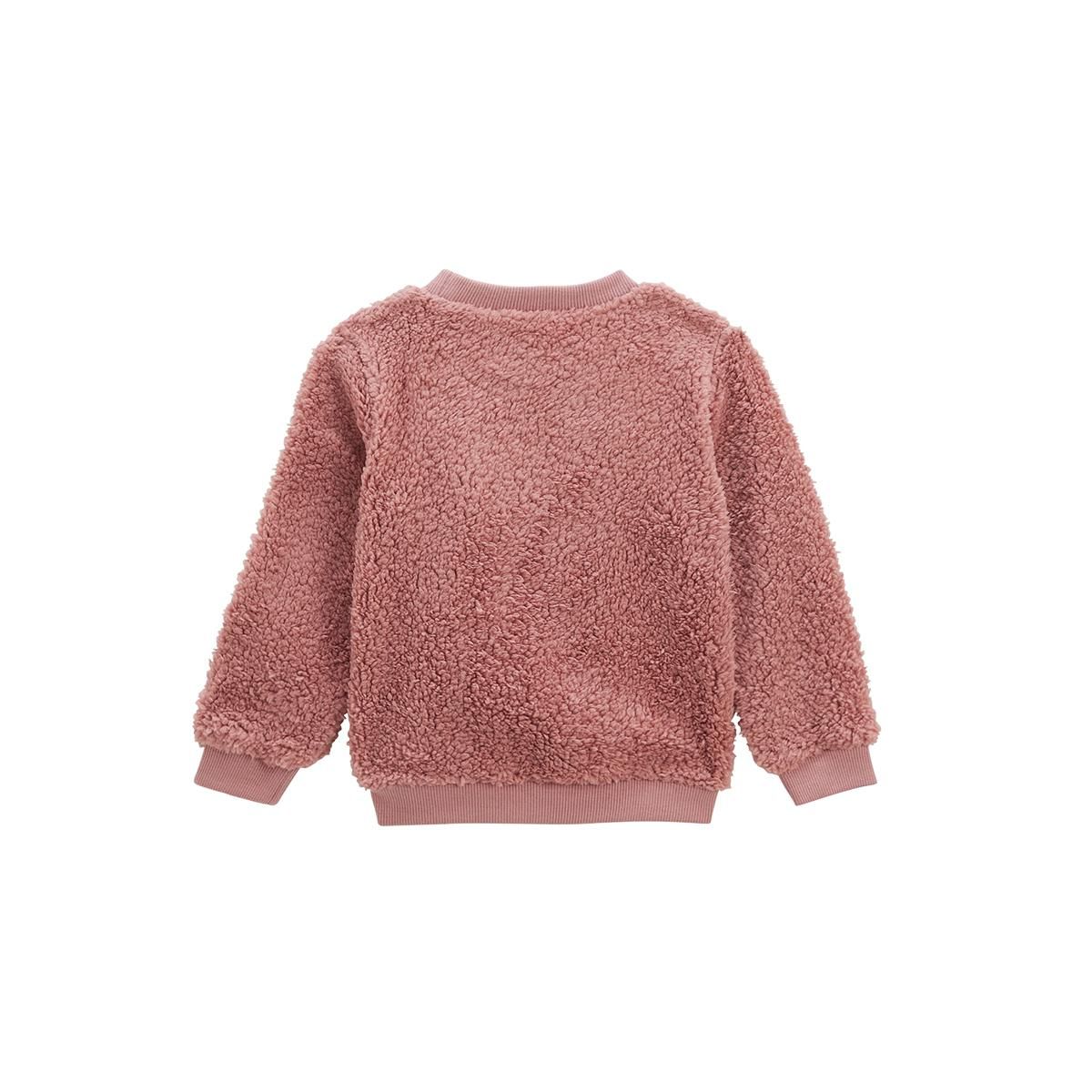 Petit Béguin Sweat-shirt bébé en sherpa Bloom