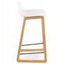 Voir la diapositive 3 : Paris Prix Tabouret de Bar  Sliven  86cm Blanc & Naturel