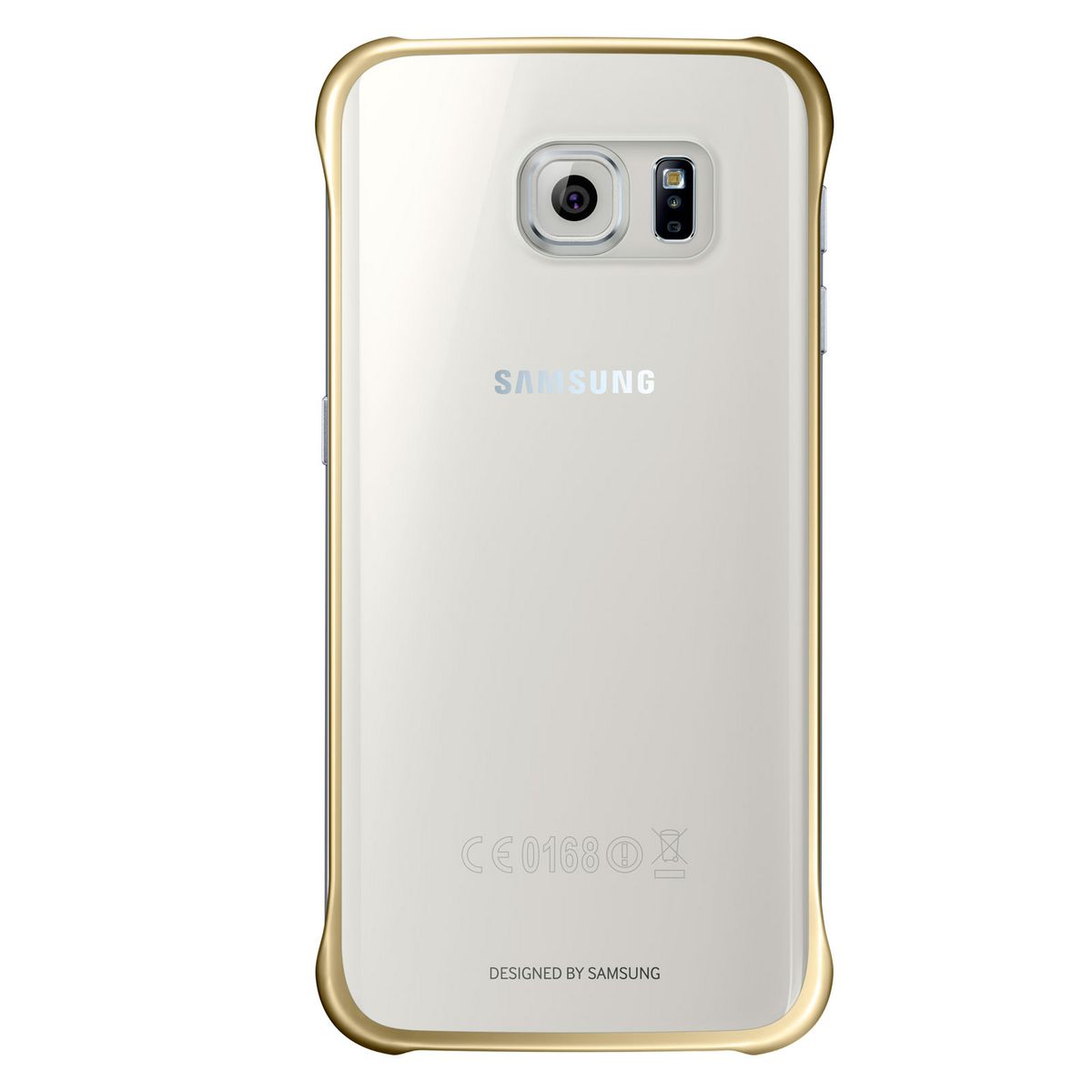 SAMSUNG Coque transparente Samsung S6 EDGE Gold