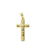 Voir la diapositive 1 : L'ATELIER D'AZUR Pendentif  - Médaille Christ sur la Croix Or 18 Carats 750 Jaune - Chaine Offerte