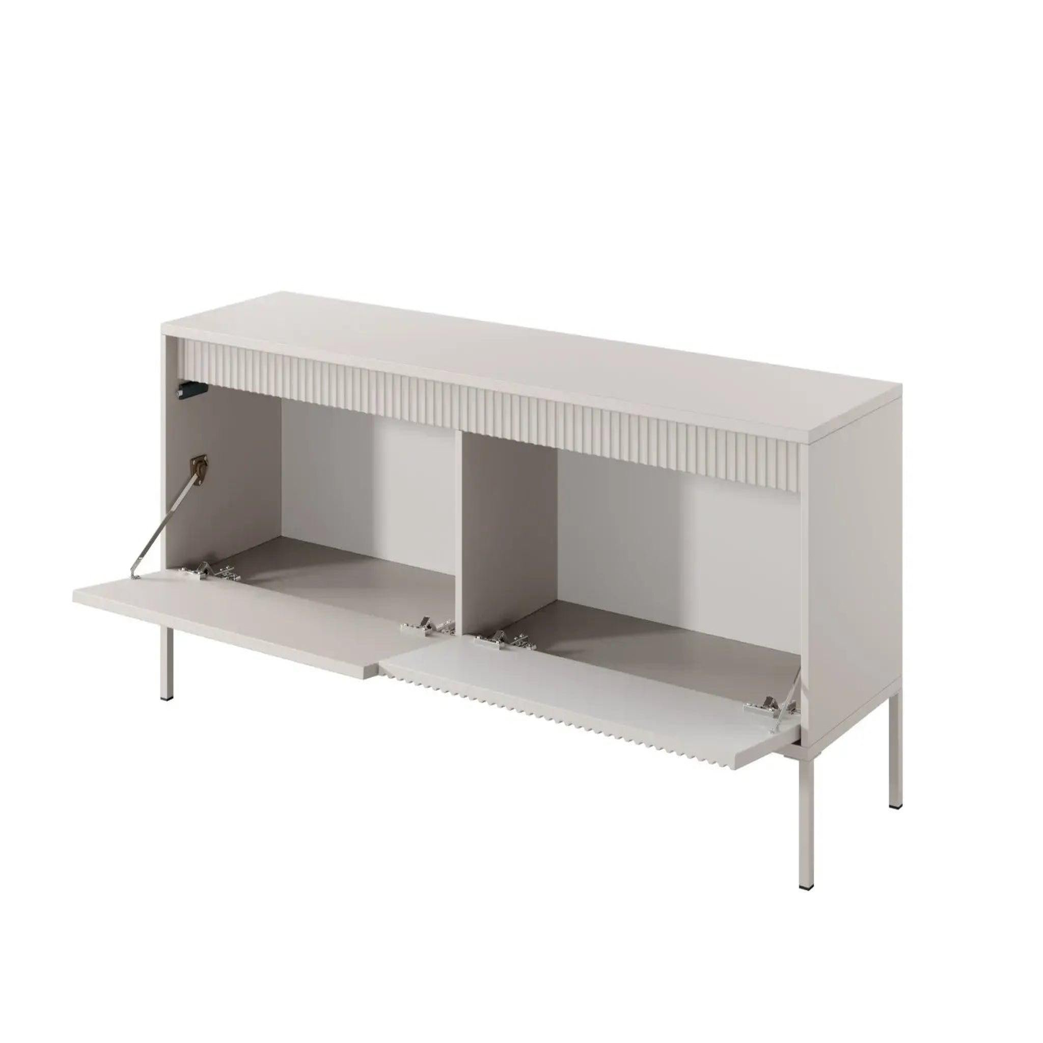 Voir la diapositive 6 : CASANOVA PARIS Alina - meuble tv 153cmpieds en métal
