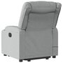 Voir la diapositive 5 : VIDAXL Fauteuil de massage inclinable Gris clair Tissu