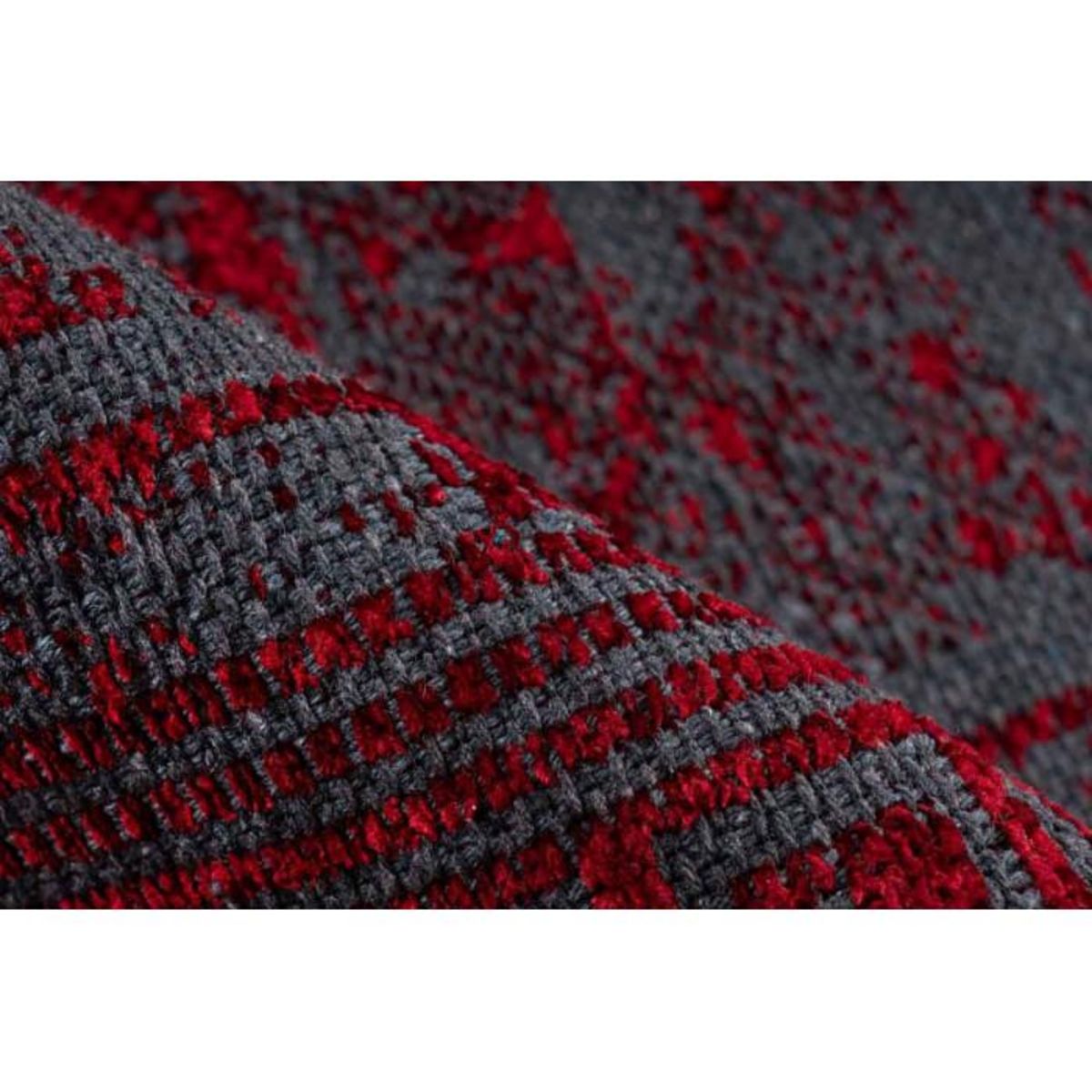 Paris Prix Tapis Tissé à Poils Plats Rétro  Kalevi  Rouge