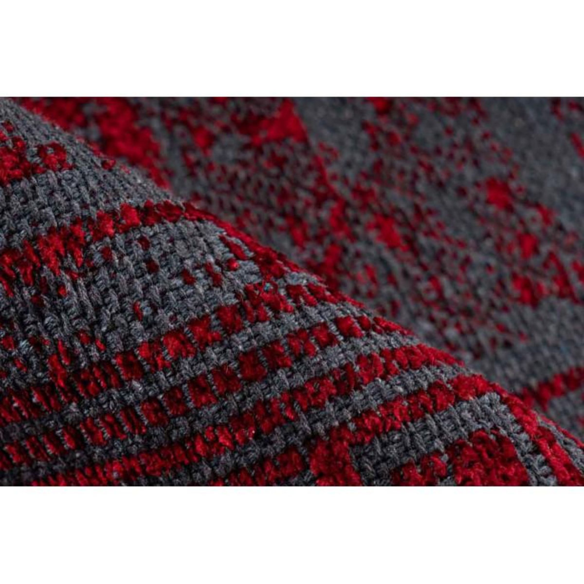 Paris Prix Tapis Tissé à Poils Plats Rétro  Kalevi  Rouge