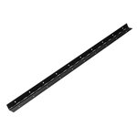 CENTRALE BRICO Charnière pour porte en bois, HETTICH, 32 x 600 mm, noir