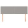 Voir la diapositive 3 : VIDAXL Tetes de lit 2 pcs Gris clair 72x5x78/88 cm Tissu