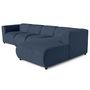 Voir la diapositive 2 : LISA DESIGN Suaro - canapé modulable d'angle droit 5 places en tissu texturé