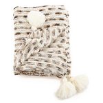 Paris Prix Plaid Avec Pompons  Unny  130x170cm Marron