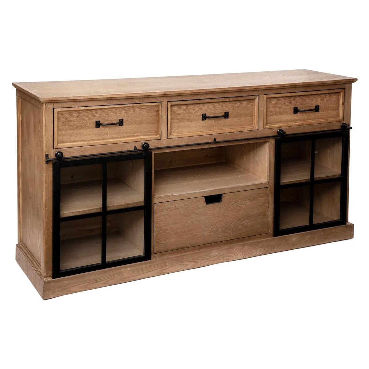 ATMOSPHERA Buffet 2 Portes & 4 Tiroirs  Danik  160cm Naturel