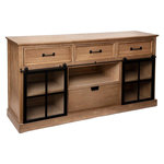 ATMOSPHERA Buffet 2 Portes & 4 Tiroirs  Danik  160cm Naturel