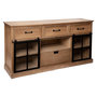 Voir la diapositive 1 : ATMOSPHERA Buffet 2 Portes & 4 Tiroirs  Danik  160cm Naturel