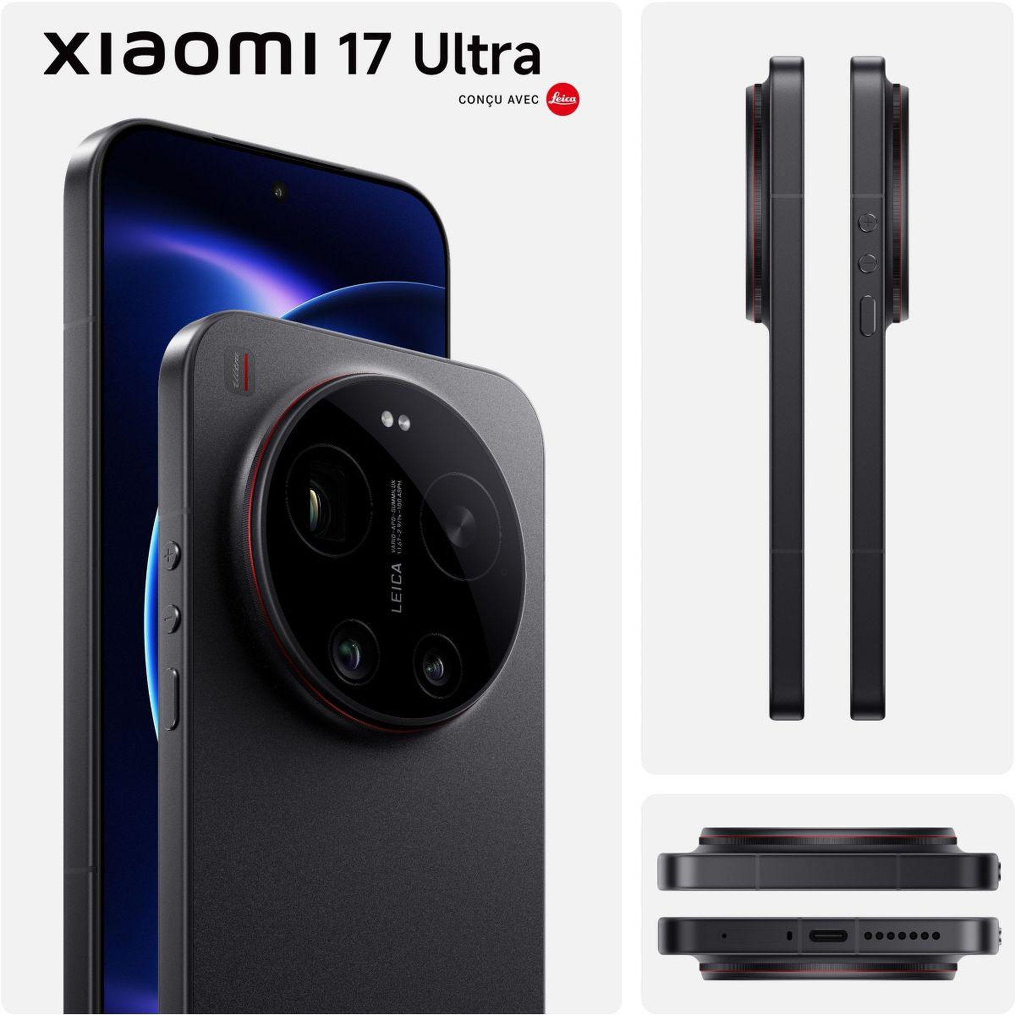 Voir la diapositive 2 : XIAOMI Smartphone 17 ultra conçu avec leica 512go noir 5g
