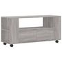 Voir la diapositive 2 : VIDAXL Meuble TV sonoma gris 102x34,5x43 cm bois d'ingenierie