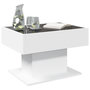 Voir la diapositive 5 : VIDAXL Table basse avec LED blanc 70x50x45 cm bois d'ingenierie