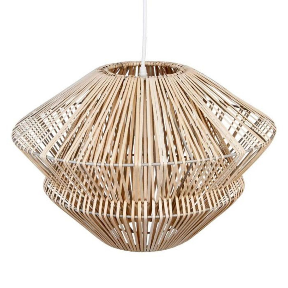 ATMOSPHERA Lampe Suspension  Rotin  45cm Beige