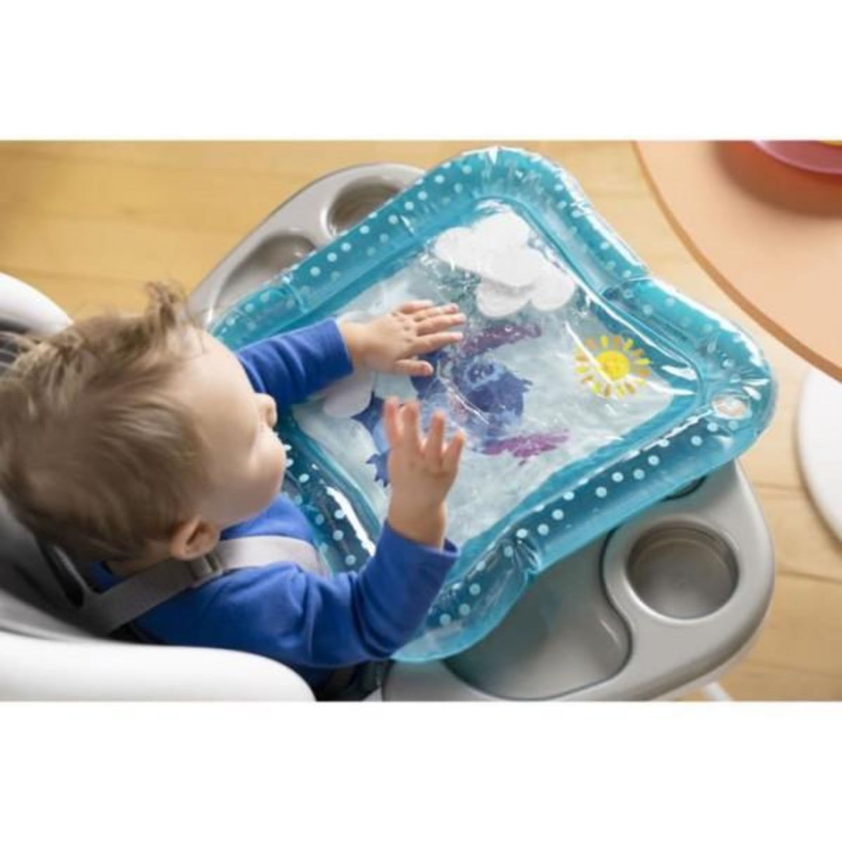 Bright Starts DISNEY BABY - STITCH - Tapis d'eau pour bébé, jeu sensoriel et d'éveil?, gonflable, facile a nettoyer, pliable, des la naissa